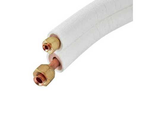AircoTube koelleiding geïsoleerd flare leidingset Ø1/4" x 1/2" (rol van 10 meter)