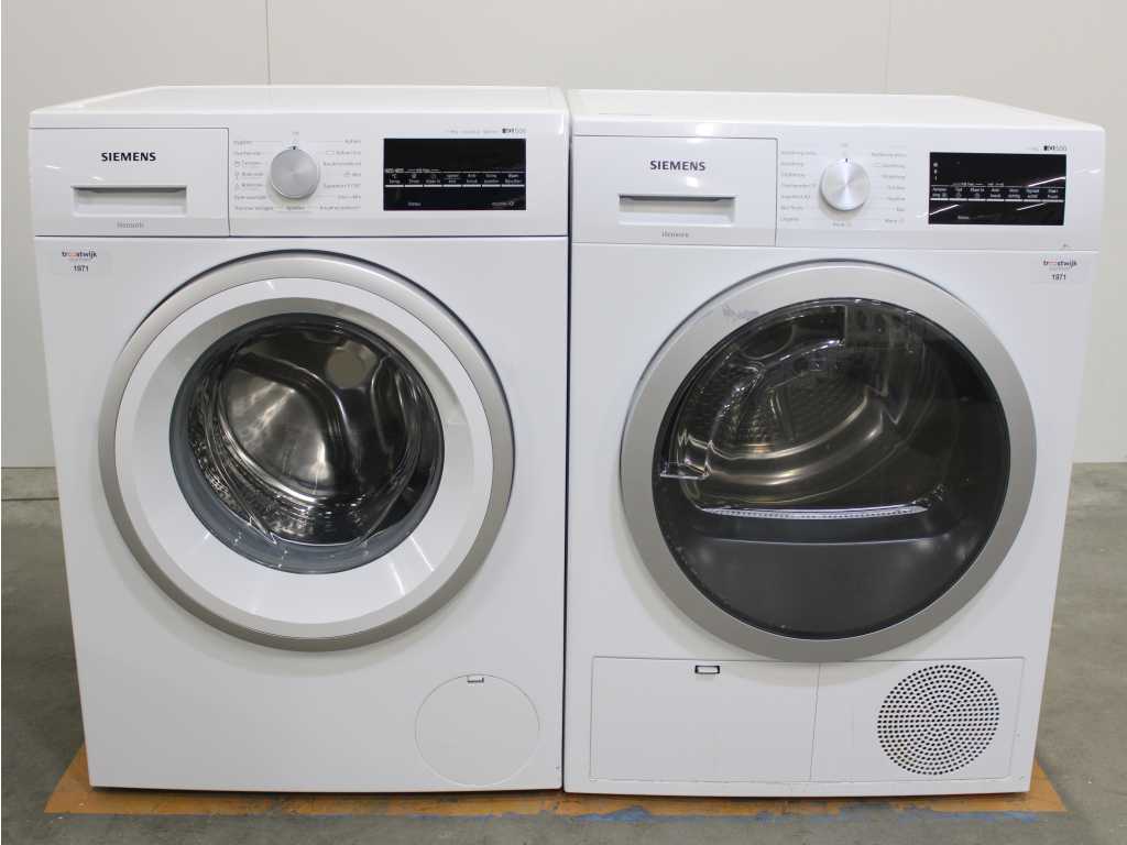 Siemens iQ500 iSensoric aquaStop iQdrive Mașină de spălat &� Siemens iQ500 iSensoric Dryer