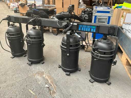 DMX bar - met PAR spots - Feestverlichting (2x)