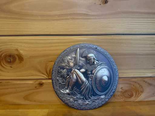 Metall-Werbeschild rund 20 cm