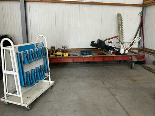 Celette System MZ Richtbank met Dorpel klemmen & trek unit
