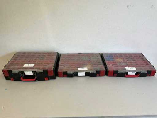 Würth assortment boxes with contents (3x)