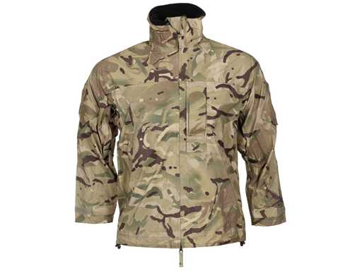 British Waterproof Jacket lightweight, used, MTP camouflage (R15) 