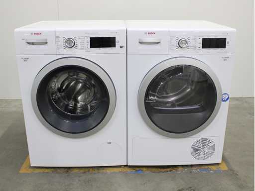 Bosch Series|8 i-Dos WiFi Washing Machine & Bosch Series|8 SelfCleaning Condenser Dryer