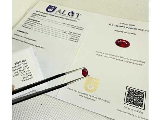 Oval - Natural Ruby - Natural Ruby