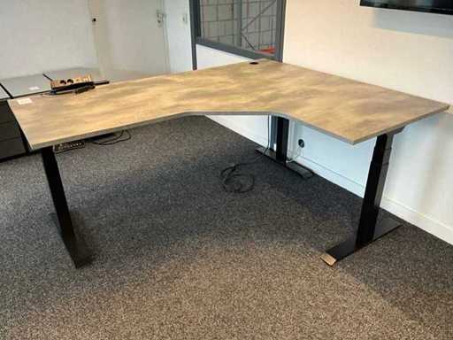 Elektrisch verstelbaar hoekbureau (2x)