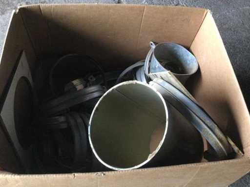 Tension rings and conical tubes galvanized 