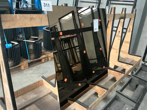 Verzilverd Float Eko Brons Spiegel