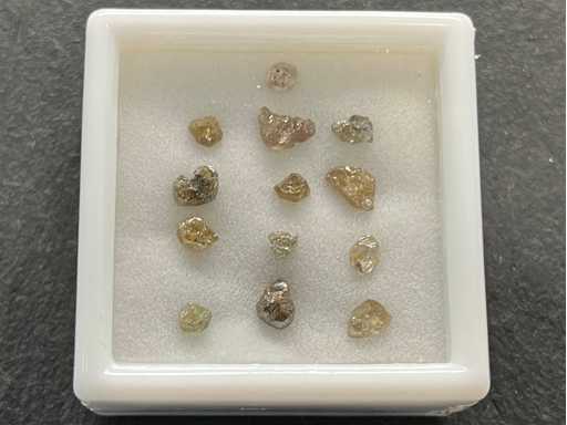 Diamond 3.02 carat rough diamond of top quality