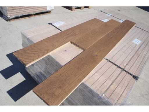43,20 m² Massiv Eichenparkett 20 mm Tonöl