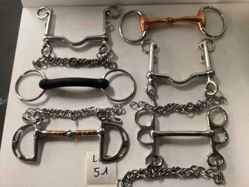 Embouts de cheval inutilisés 20x