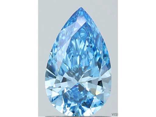 Diamant – 1,07 Karat birnenförmiger geschliffener Diamant (zertifiziert)