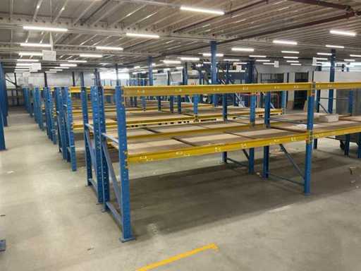 Warehouse rack 44 sections 2800x900x1650 mm