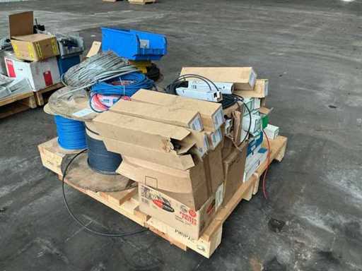 Batch of various industrial electrical appliances