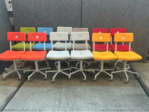 Lensvelt "Piet Hein Eek" diverse scaune de birou (12x)