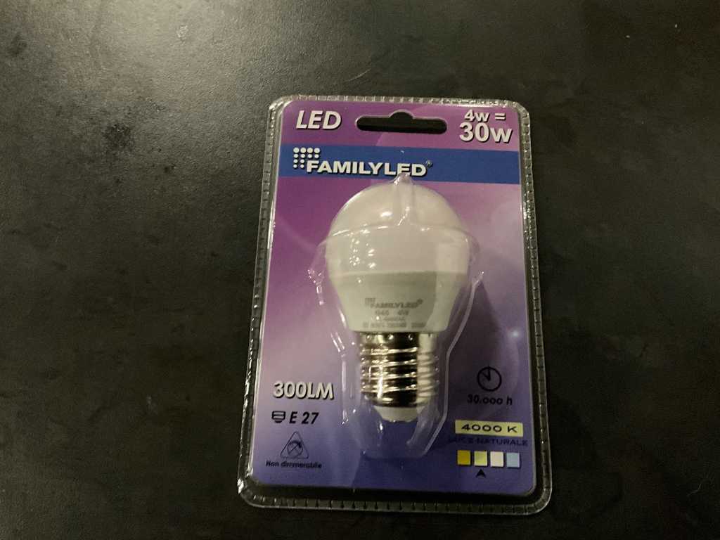 Familyled - FLG4544A - Ampoule LED E27 4000k 300LM (192x)