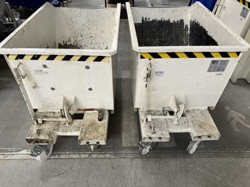 RR-INDUSTRIETECHNIK RUK-50 2 bennes / godets à ferraille