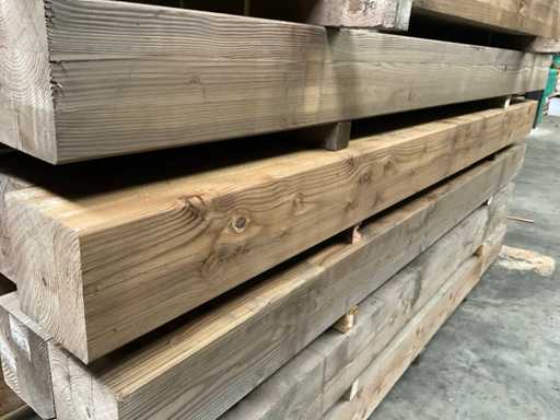 Douglas-Gartenpfosten 300x20x20cm (4x)