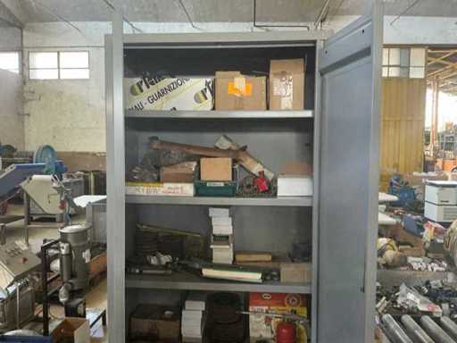 Wardrobe with contents