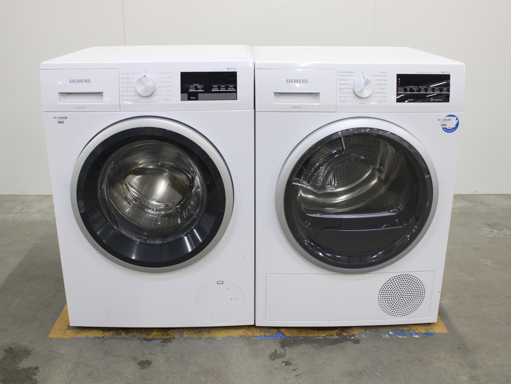 Siemens iQ500 iSensoric iQdrive Wasmachine & Siemens iQ500 iSensoric selfCleaning Condenser Wasdroger