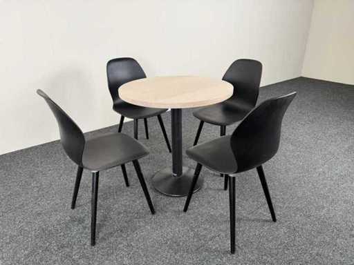 SEDUS / DE AREND - tafel + 4 stoelen - Vergaderset