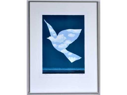 René Magritte - L’oiseau de ciel - litho