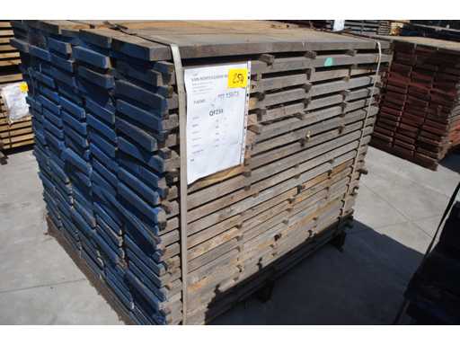 0,77 m³ Lames de chêne 30 mm rustiques