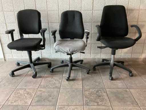 Chaise de bureau (3x)