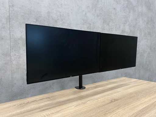 Dell - Monitor da 24" con braccio doppio monitor - DP, HDMI