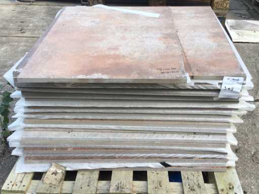 Gresie ceramica de gradina 19,44 m2