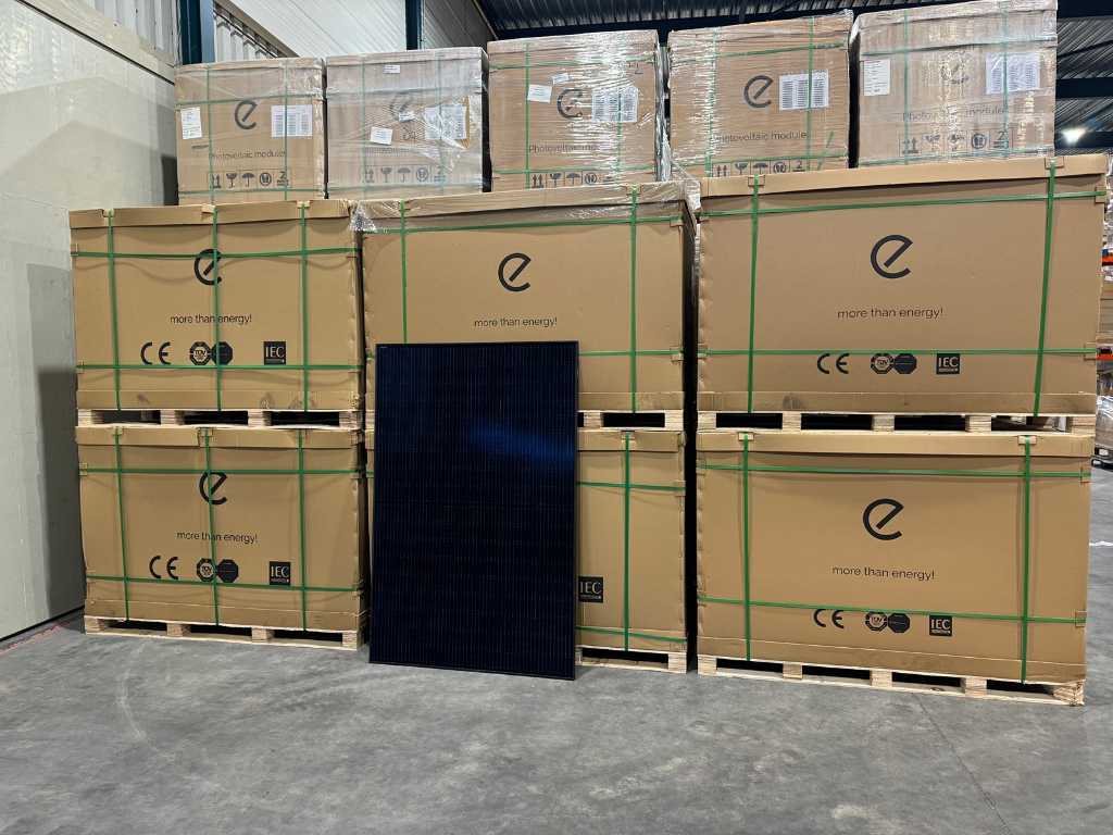 Exiom - set of 216 full black (410 wp) solar panels