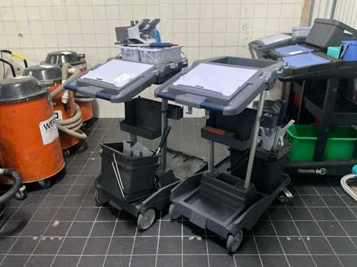 Vileda/Gom Schoonmaakwagen (2x)