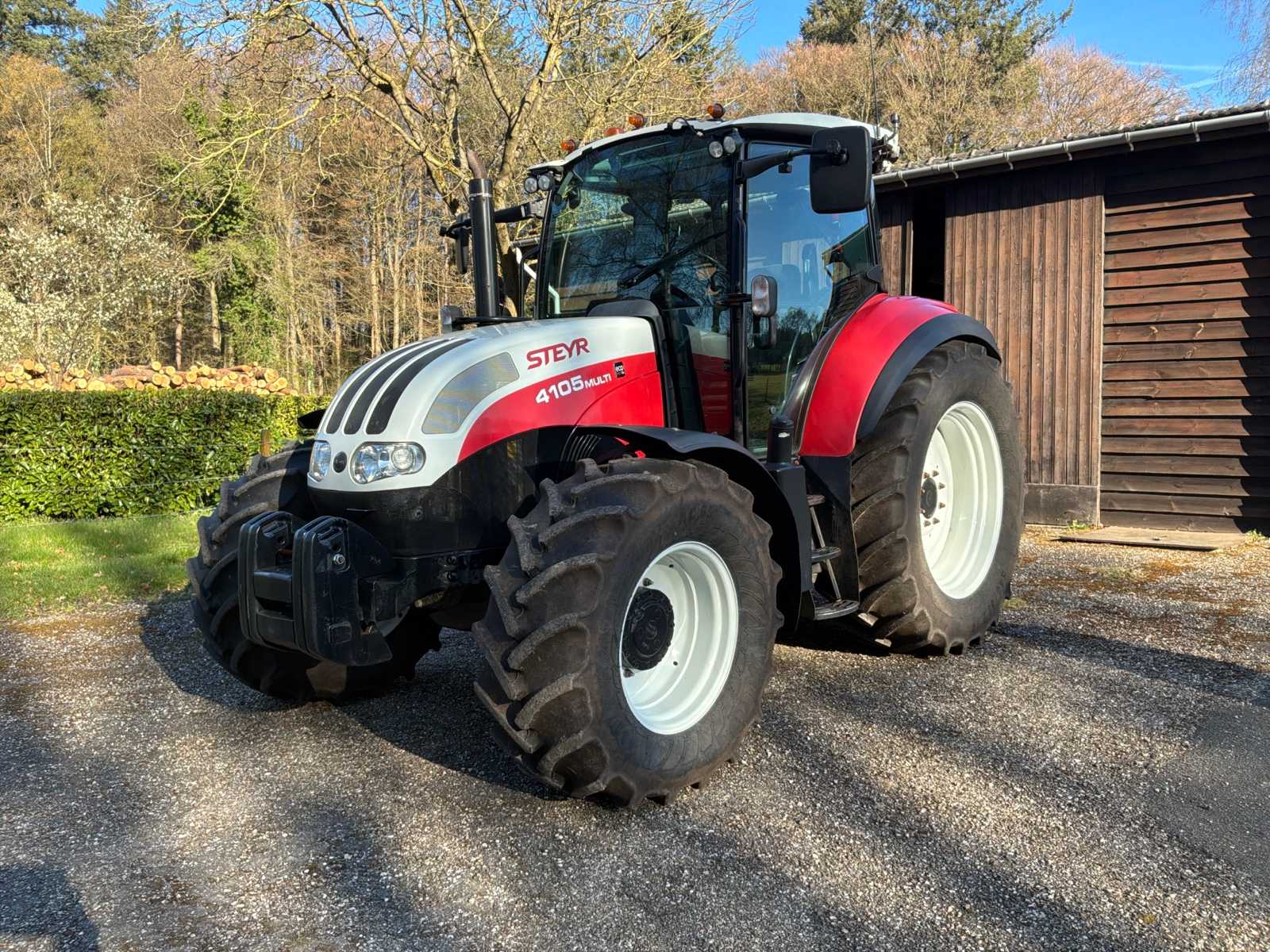 2015 Steyr 4105 Multi Eco All-wheel drive farm tractor