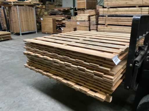 Spruce garden screen with arch impregnated - 180x180 cm (10x)