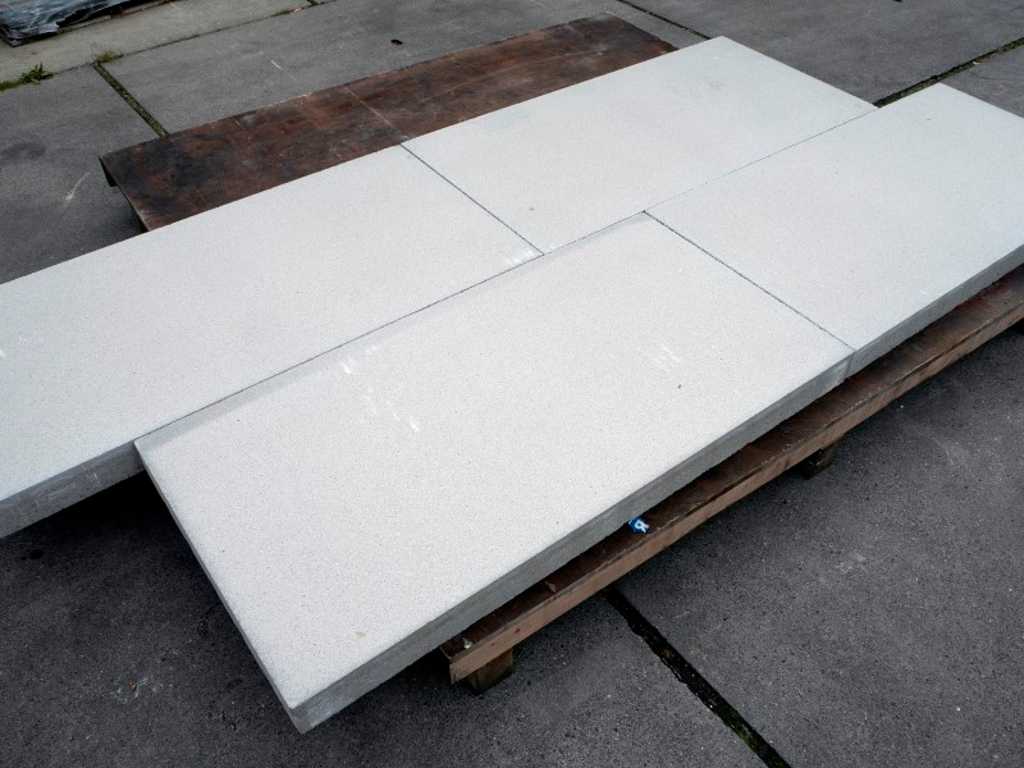 Concrete garden tiles 24.5m²