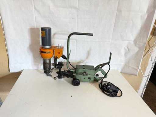 Macchina per saldatura automatica Zinser, bitume, foglie per coperture in PVC, saldatrice ad aria calda