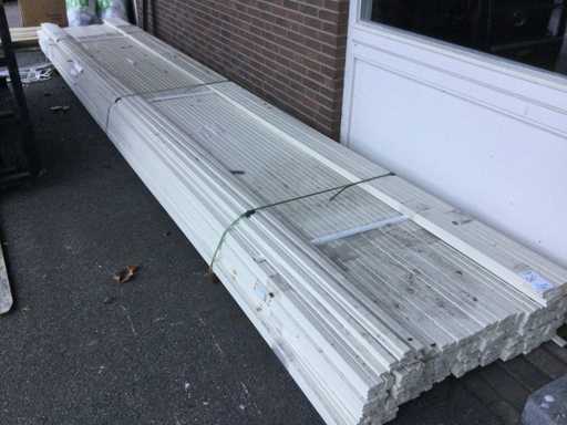 Pallet met glaslatten