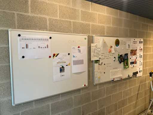 Tableau blanc (2x)+ tableau d’affichage LEGAMASTER (2x)