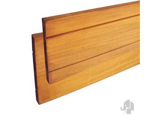 Tavola di recinzione in legno duro Elephant Almendrillo 16x145 mm oliata (60x)
