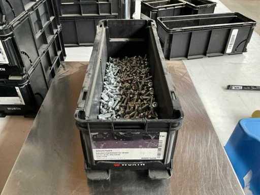 Würth 7.82kg Threading screw M6x20 in stackable container