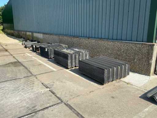 Batch of corrugated sheets