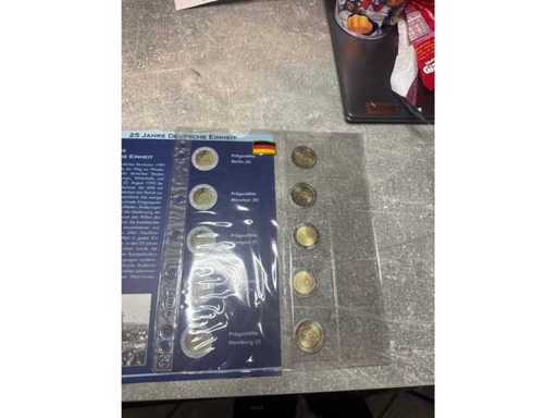 5x2€ Serie deutschland 2€ 25 Jahre deutsche Einheit