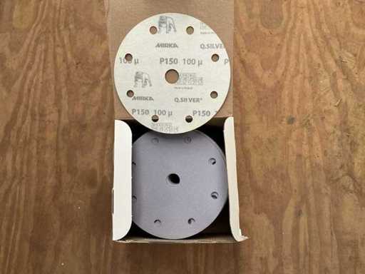 Disques de ponçage Mirca P 100/150 mm en velcro (300x)
