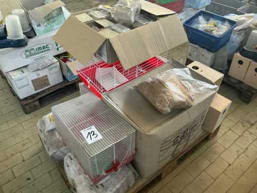 Stock of various accessories for animals