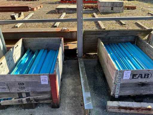 Protecție cu fier de întărire după stâlp