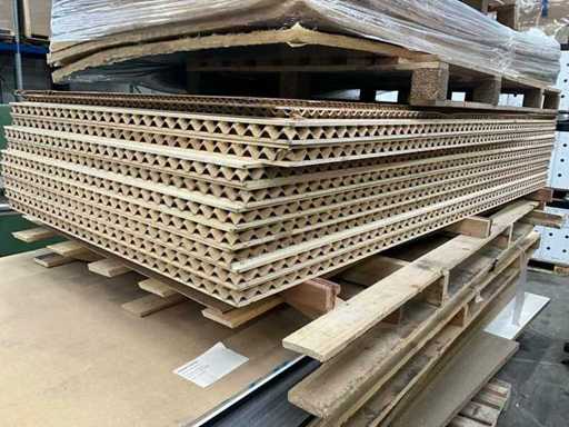 Plaatmateriaal met honingraatkern (10x)