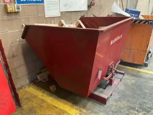 Kontener na odpady wywrotki wózków wid?owych