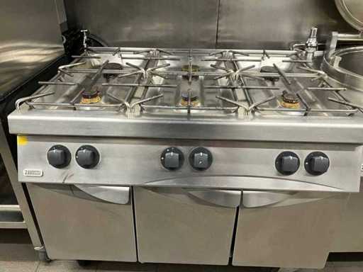Zanussi 6 bekkens Gasfornuis