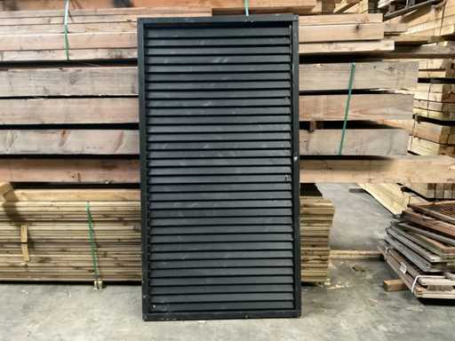 Douglas schwarz lackierter Verschlussschirm 120x225 cm 