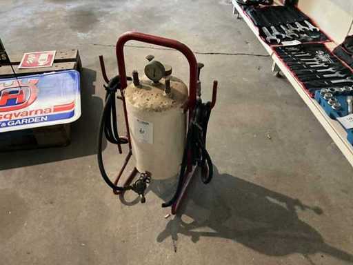 Zandstraal machine